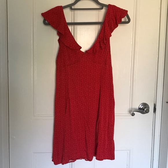 Red Ruffle Sundress - Picture 6 of 7